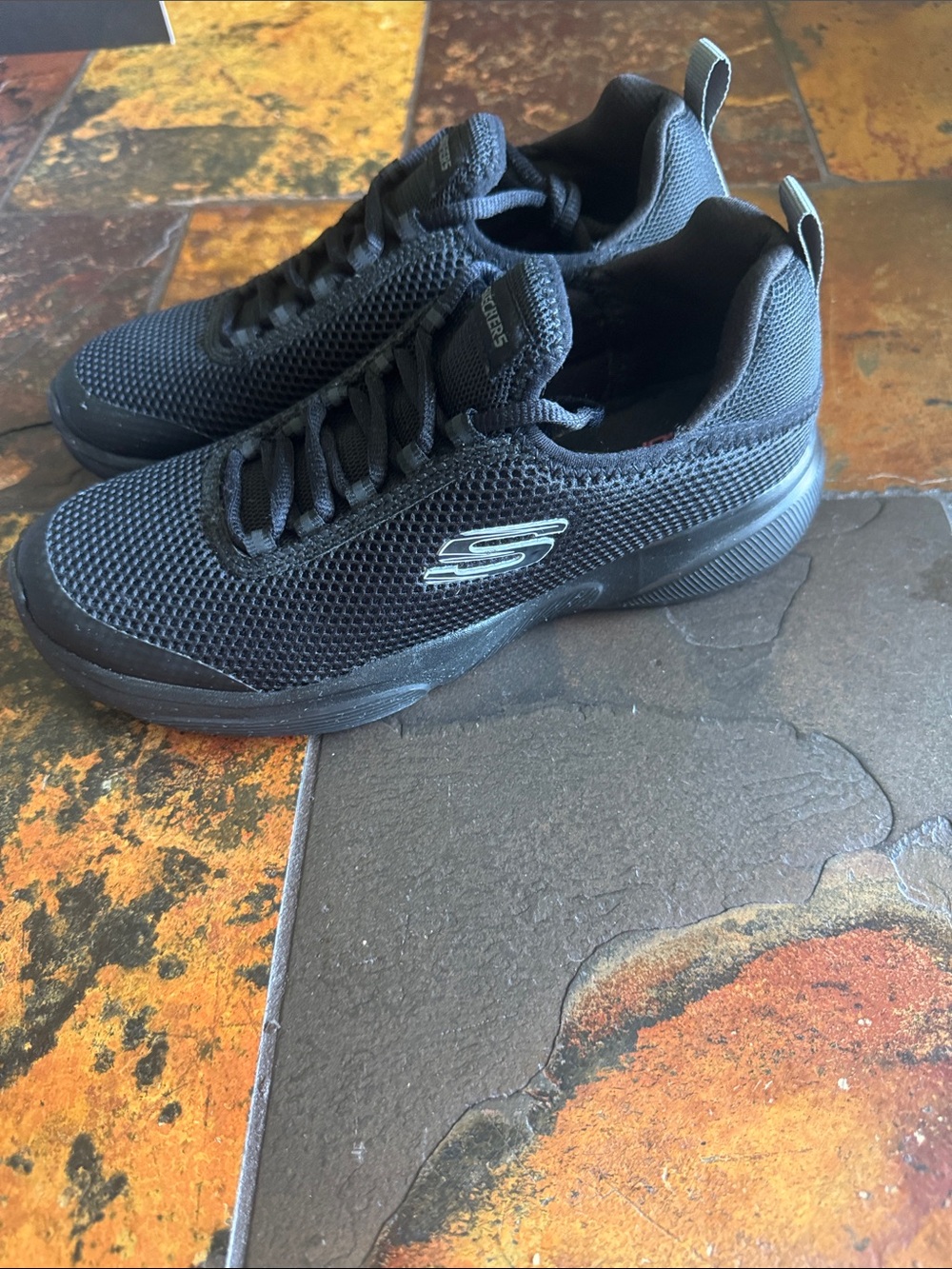 Skechers Women’s Black Mesh Athletic Sneakers